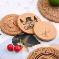 Ronde Cork Coasters pour les boissons en gros